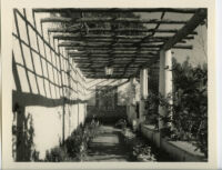 James R. Martin residence, pergola, Los Angeles, 1931