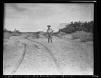 Ralph D. Cornell at the West Indio Date Plantation, Thermal (vicinity), 1914