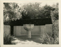 Wright Saltus Ludington residence, side view of terraces, Montecito, 1931