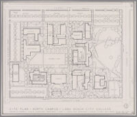 Site plan, north campus, Long Beach City College, Long Beach, 1950