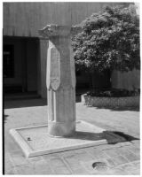 Lotus Shaft Fountain by Roy King at the Los Angeles Central Library, 1934
