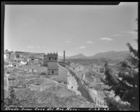 Spanish city of Ronda, view from Casa del Rey Moro, Ronda, 1929