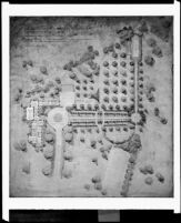 General plot plan for Leo V. Youngworth residence, Los Angeles, 1923