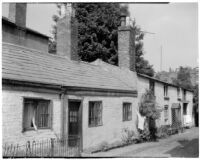 Grosvenor Park, view of brick houses, Chester, England, 1929