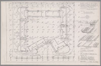 Grading plan for motel court, Los Angeles, 1946