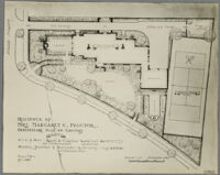 Preliminary plan, Mrs. Margaret C. Proctor residence, Los Angeles, 1924