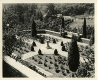 Harvey Mudd residence, sundial terrace, Beverly Hills, 1933