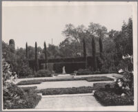 Mrs. J.R. DeWitt residence, garden