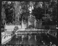 Fountain at the Ibero-American Exposition of 1929, view of the fountain, Seville, 1929