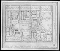 Site plan, north campus, Long Beach City College, Long Beach, 1950