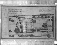 Preliminary landscape plan for the Miss Laura La Plante residence, Beverly Hills, 1926