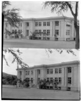 Gartley Hall, 2 views, University of Hawaii, Honolulu, 1928 and 1930