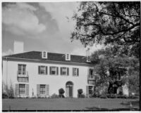 Edward Charles Harwood residence, facade, San Marino, 1930