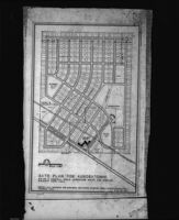 Site plan for Auroratowne, 1948