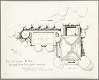 Landscape plan for Sumner Spaulding residence