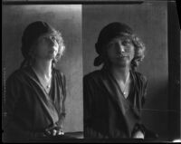 Double portrait of Ruth Iva Cornell