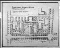 Landscape study for Territorial Normal School, Honolulu, 1931