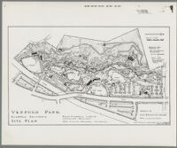 Site plan for Verdugo Park, Glendale, [1945]