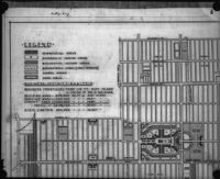 Legend from Charles B. Hopper plan for development of Montana Land Company property, Lakewood and Long Beach, [1944?]