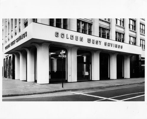 [Golden West Savings and Loan, Market at First Street]