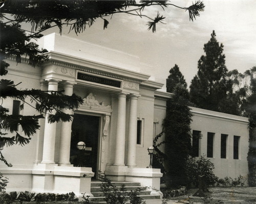 Coronado Public Library after the 1935 addition, c. 1940