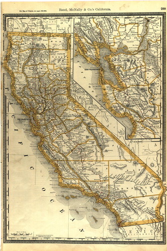 Carte Ancienne Du Comté De Los Angeles, CA – 1888, Reproduction Vintage, Prête à Encadrer