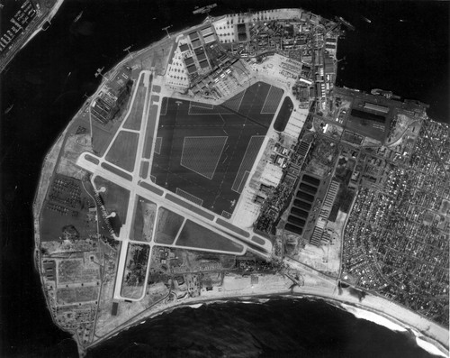 Aerial View of Naval Air Station North Island, c. 1970