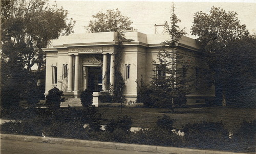 Coronado Public Library, 640 Orange Avenue, c. 1920 (Postcard)