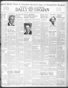 Daily Trojan, Vol. 28, No. 140, May 20, 1937