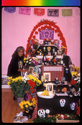 Preparation of Altar for Day of the Dead