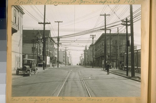 East on Page from Steiner St. March 1923