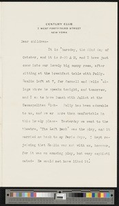 Zulime Garland, letter, 1931-10-22, to Mary Isabel Johnson & Constance Harper