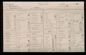 WPA household census for 3900 BERENICE PLACE, Los Angeles