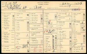 WPA household census for 1340 MYRTLE STREET, Los Angeles