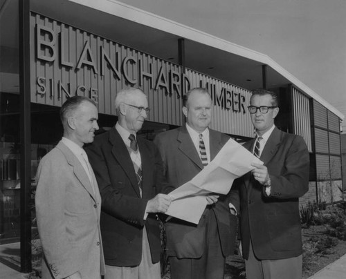 Blanchard Lumber Company opening