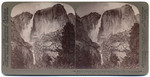 Majestic Yosemite Point, and wind-sprayed Yosemite Falls (1,600 ft. leap, looking N.N.E.), Yosemite Valley, Cal., (9)