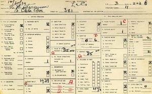 WPA household census for 381 CLELA