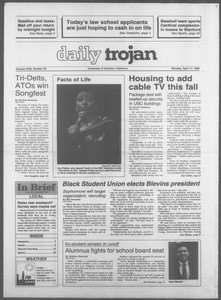 Daily Trojan, Vol. 108, No. 59, April 17, 1989