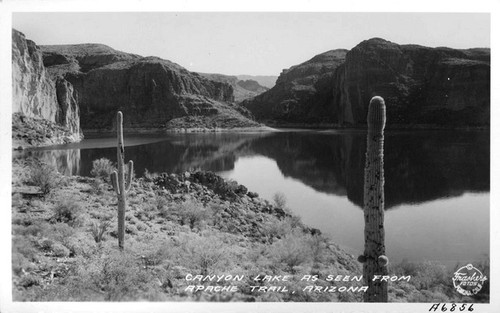Canyon Lake as seen from Apache Trail, Arizona