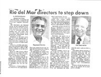 Rio del Mar directors to step down