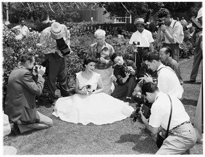 Photo Day at Exposition Park Rose Garden, 1955