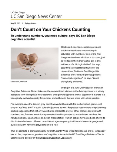 Don’t Count on Your Chickens Counting