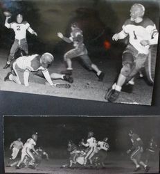 Analy High School Tigers football 1948--Analy vs Petaluma night game at Analy