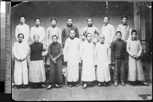Manchu men, Fujian, China, ca. 1915