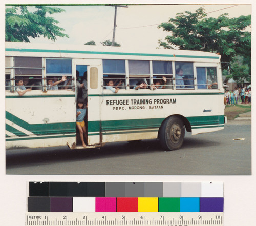 Refugee training program bus