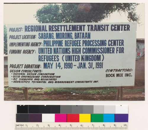 Morong refugee center