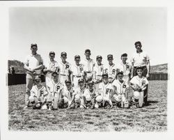 Pirates, a Rincon Valley Little League team, Santa Rosa, California, 1962