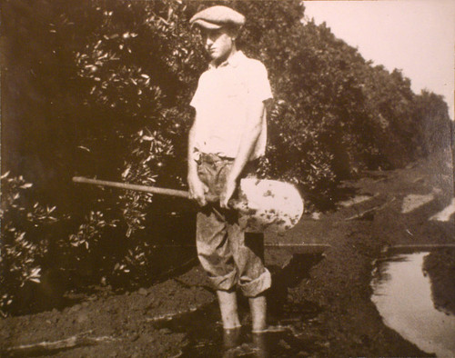 Boy with shovel