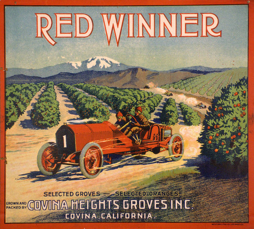 Red Winner label