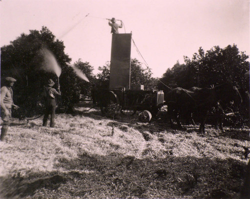 Three-man spray rig